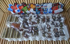 Lot Figurines HEROSCAPE MB jeux Hasbro 2004 soldats dragon + cartes d origine
