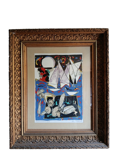 Tableau ancien signé - tableau,