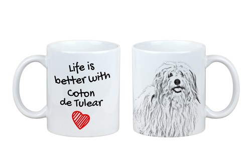 Tasse coton tulear avec - tasse,