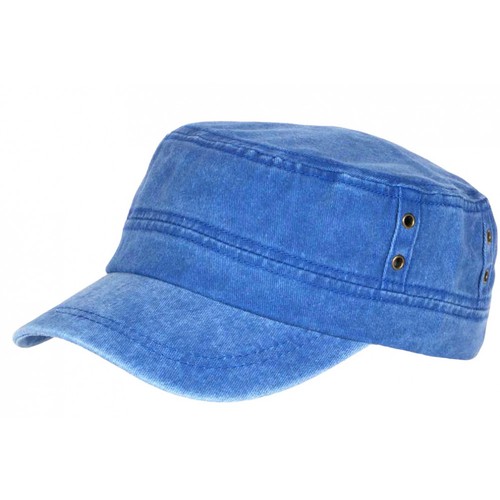Casquette militaire bleue - casquette,