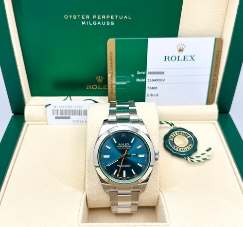 Rolex milgauss 116400gv - rolex,