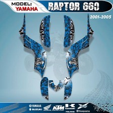FITS Yamaha Raptor 660 660R 2001-2005 ATV Graphic Kits Decals Stickers Reaper