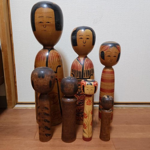 Lot poupées kokeshi - 7,