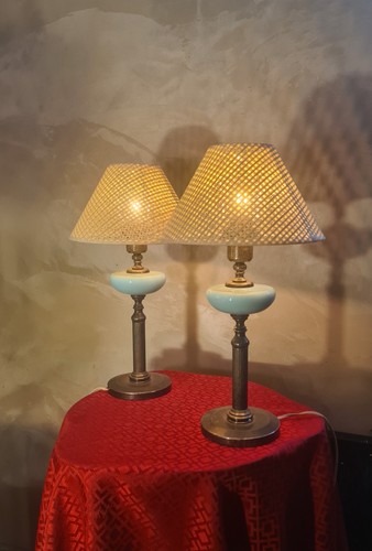 Paire lampes chevet - lampes, de