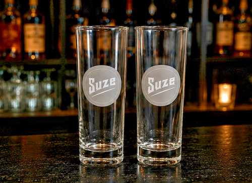 Lot 2 verres suze - de,