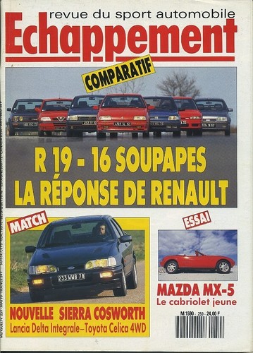 Echappement 259 1990 r19 - echappement, n°259