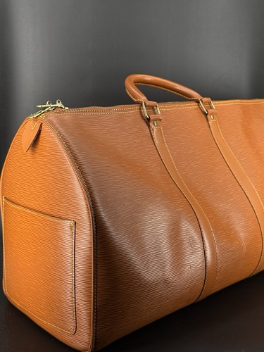 Sac keepall louis vuitton - keepall, cuir