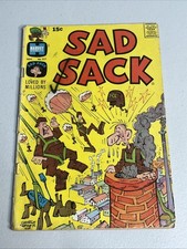 Harvey Comics Sad  Sack #217 Comic Book  funny war cartoons 1970