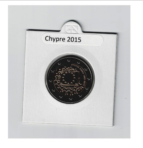 Pièce euros chypre 2015 - de,
