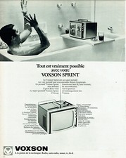  1969 Advertising 0322 Voxon Sprint Portable TV Advertising 0322