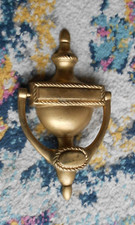 Heurtoir ancien style Directoire Poignée  en Laiton massif  doré