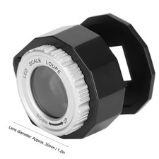 30X Metal Magnifying Glass LED