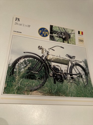 250 cm3 1909 carte moto - fn, de