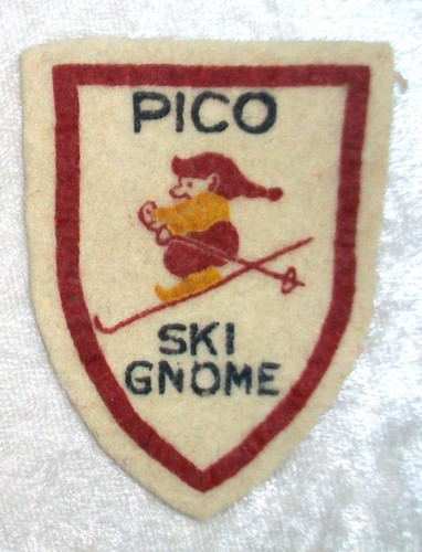 Vintage pico mountain - vintage, snow