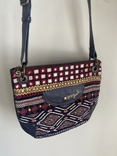 Desigual Floral Boho Sequin Crossbody Sac Brooklyn PIA Purse Handbag New