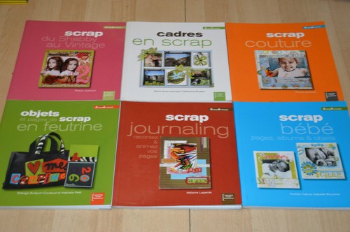 Lot livres scrap attitude - 6, /