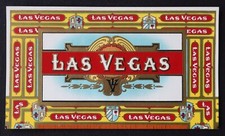 Old label LAS VEGAS CIGAR BOX