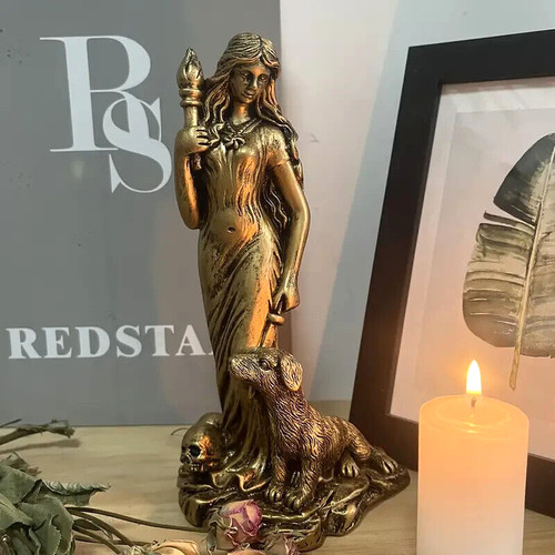 8" Art Deco Bronze Style Torch
