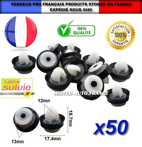 X50 clips fixation garniture - x50,