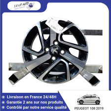 🇫🇷 JANTE ALUMINIUM PEUGEOT 108 ➤B0009089XY ♻️
