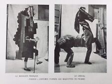 Picasso Ballets Russes Massine Goldoni en 1917 Théâtre du Châtelet Satie Parade