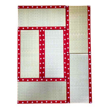 Lot de 6 mini tapis de tatami