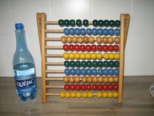 Ancien Boulier en bois Calcul