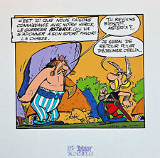 UDERZO: ASTÉRIX " 40 ANS " avec OBÉLIX - SÉRIGRAPHIE - NEUF -