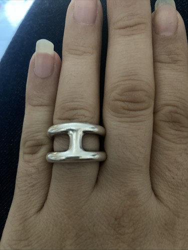 Bague hermes osmose argent - bague,