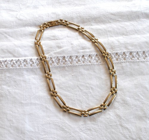 Collier chaîne large maille