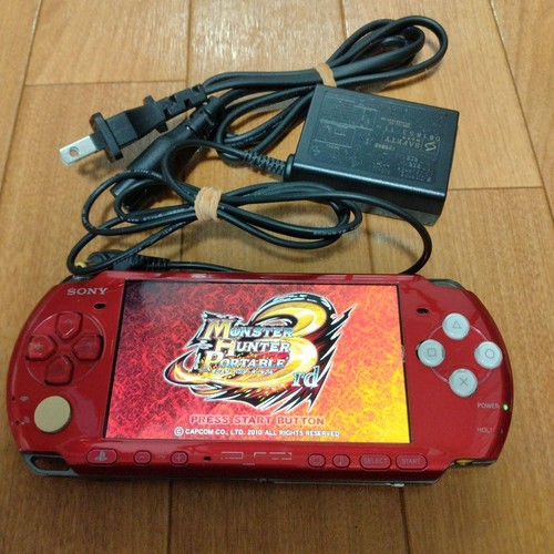 Console sony psp 3000 rouge - console, psp-3000