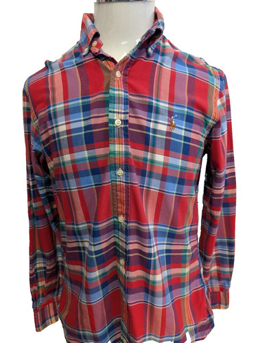 Chemise ralph lauren rouge - lauren,