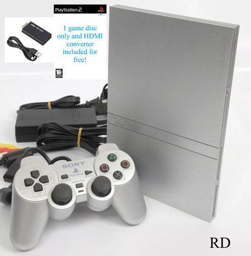 Console ps2 slim silver - ✅console,