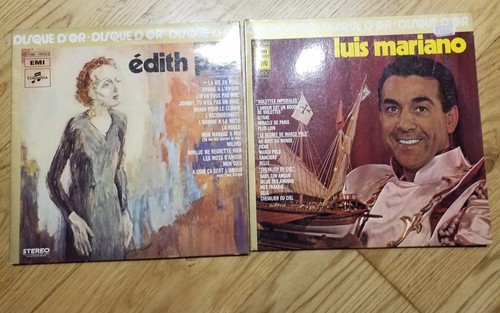 Lot disques tours edith - disques, 33