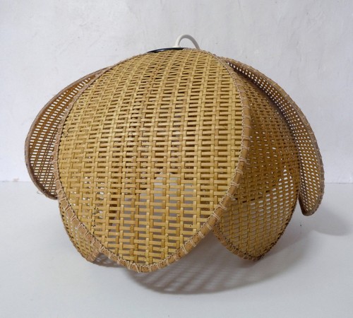 Suspension rotin fleur - en,
