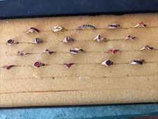 Lot De 20 Bagues En Plaqué Or