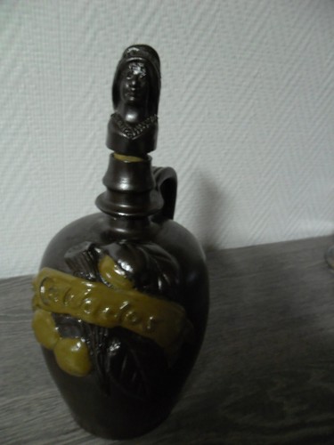 Ancienne bouteille calvados - a,