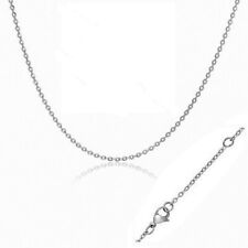 Chaine collier argenté en acier inoxydable 304 pour femme 40 + 5 cm - Bijoux