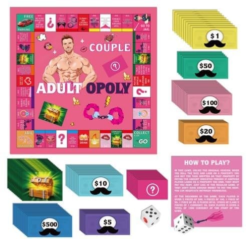 Adultopoly jeu société - adultopoly, de