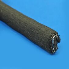 Vintage/Classic Car Black Plush Moquette Edge Trim, for 1.5mm panel thickness