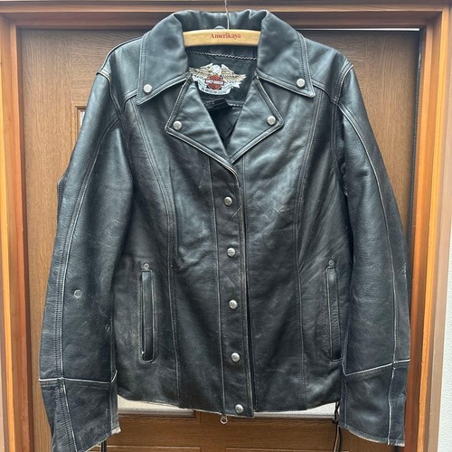 Harley davidson double cuir - double,