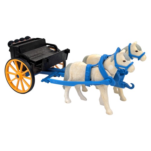 Playmobil chariot marron - , deux