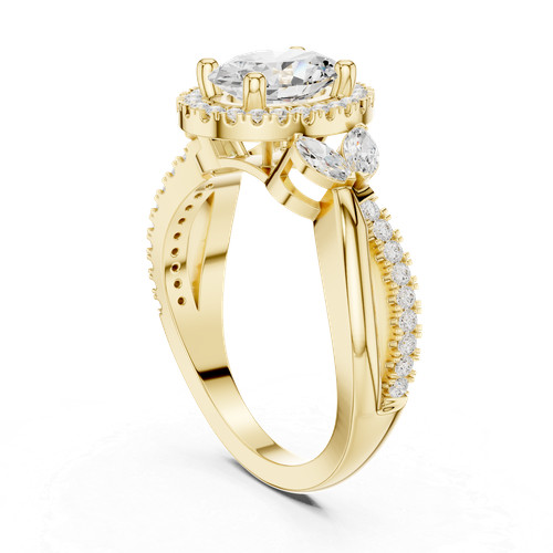 Bague ovale naturelle 5 - ovale,