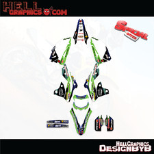 Fit KAWASAKI KXF 250 KXF250 2017 2018 2019 2020 Graphics Kits Decals Green