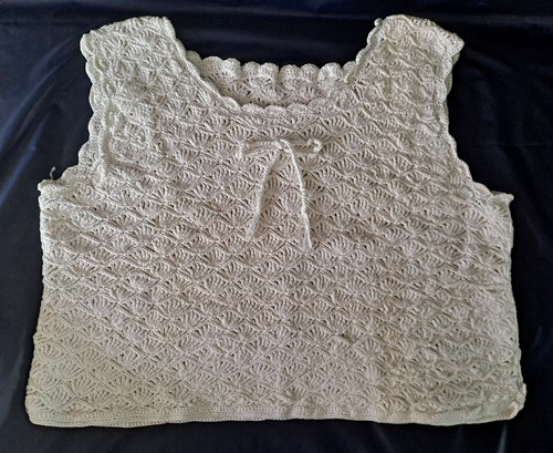 Débardeur blanc crochet - blanc,