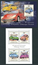 German Auto Cars Volkswagen Coccinelle - stamps - Timbres  Guinea 2018 MNH** SN.