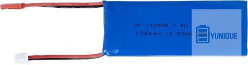 Batterie lipo 1700mah 2s - 7.4v,