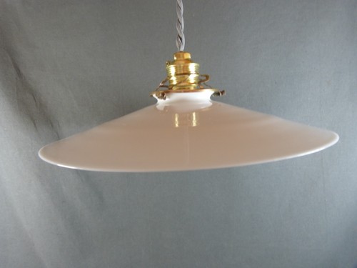 Abat jour vintage opaline - vintage,