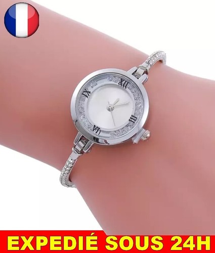 Montre strass fine femme - ✅,
