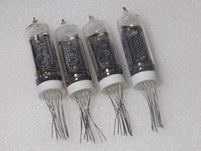 IN-14 tubes nixie testés. NEUFS. Lot de 4 pcs